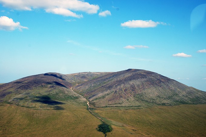 A view of Ear Mountain on a sunny day. A view of Ear Mountain on a sunny day.